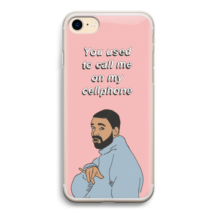 Hotline bling: iPhone 7 Transparant Hoesje