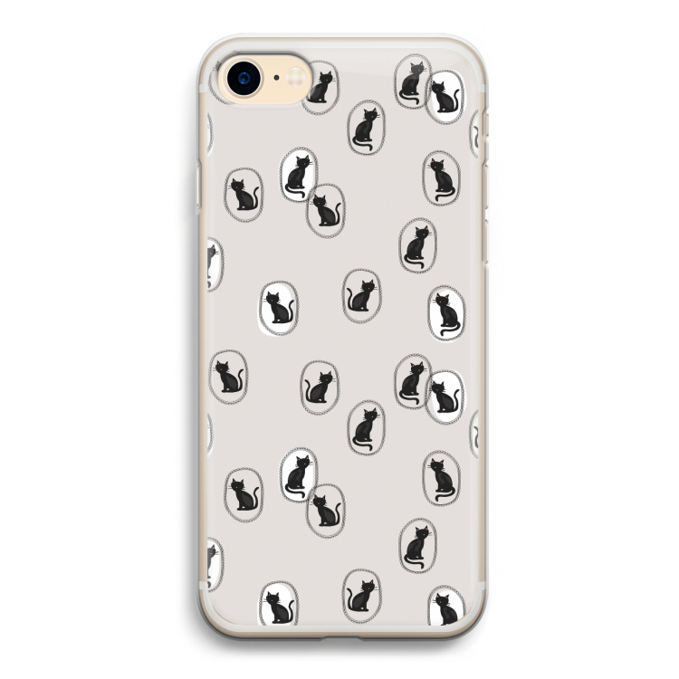 Miauw: iPhone 7 Transparant Hoesje