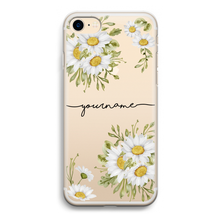 Daisies: iPhone 7 Transparant Hoesje