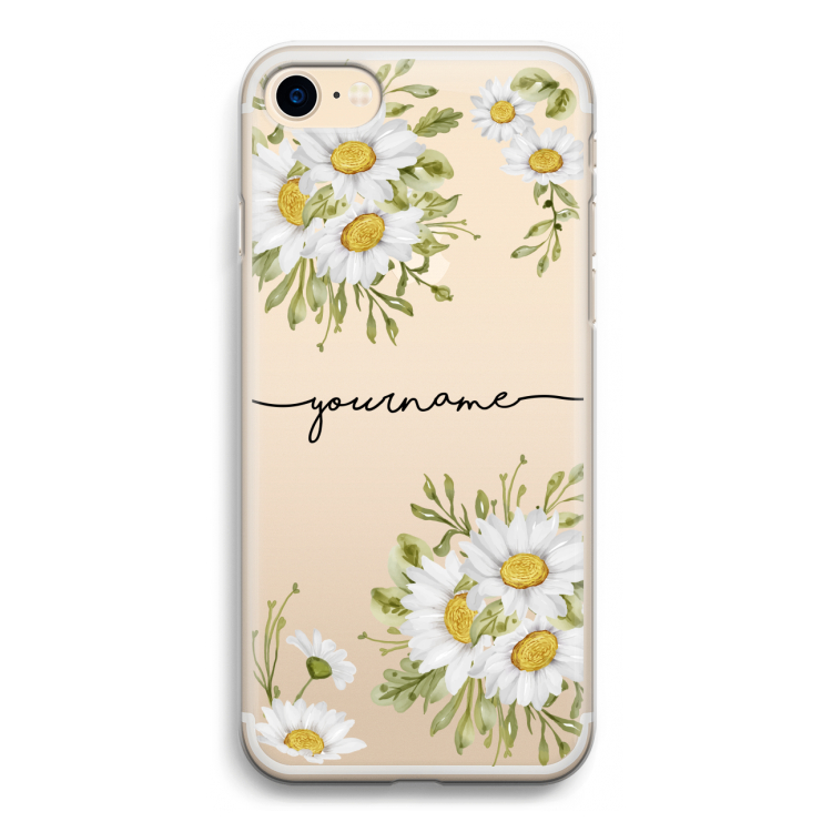 Daisies: iPhone 7 Transparant Hoesje