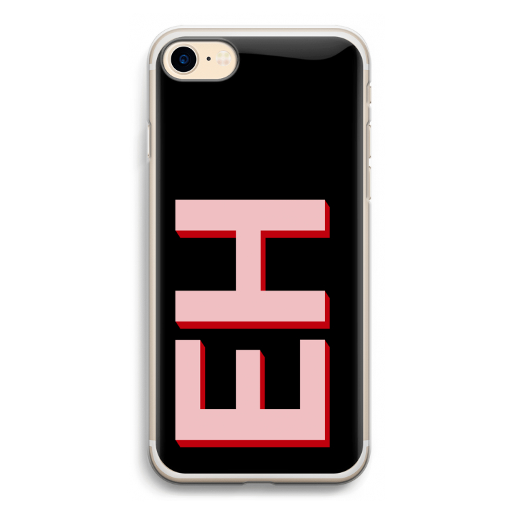 Monogram: iPhone 7 Transparant Hoesje