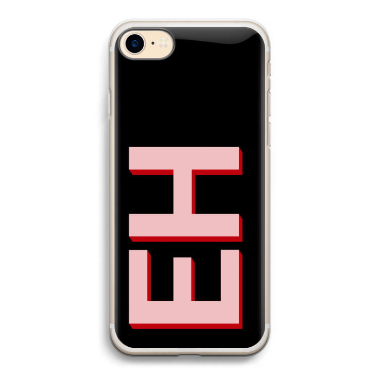 Monogram: iPhone 7 Transparant Hoesje