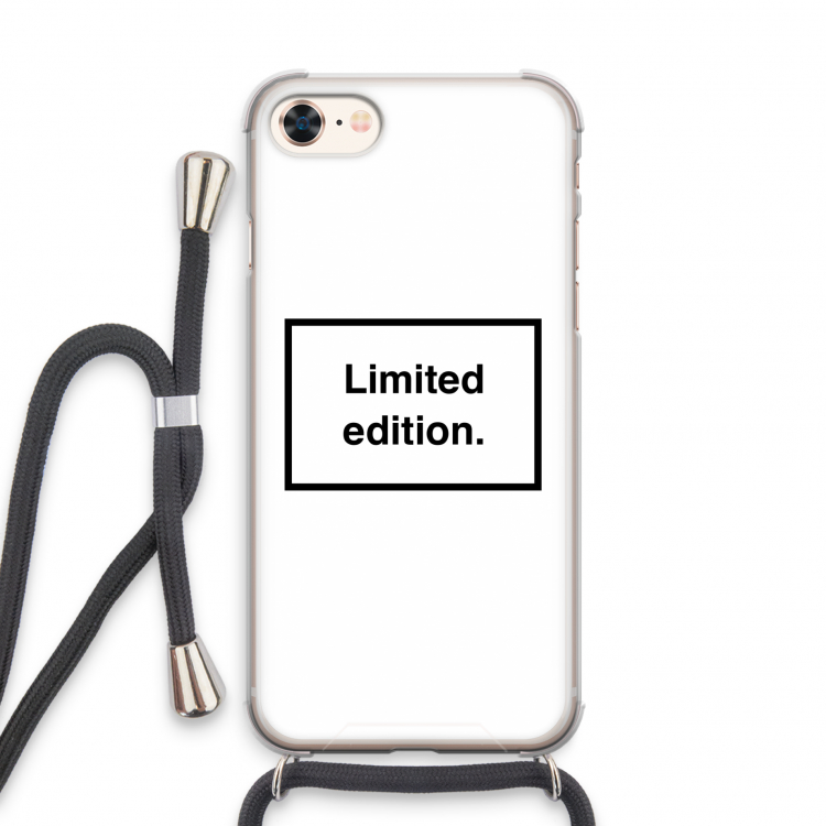 Limited edition: iPhone 7 Transparant Hoesje met koord