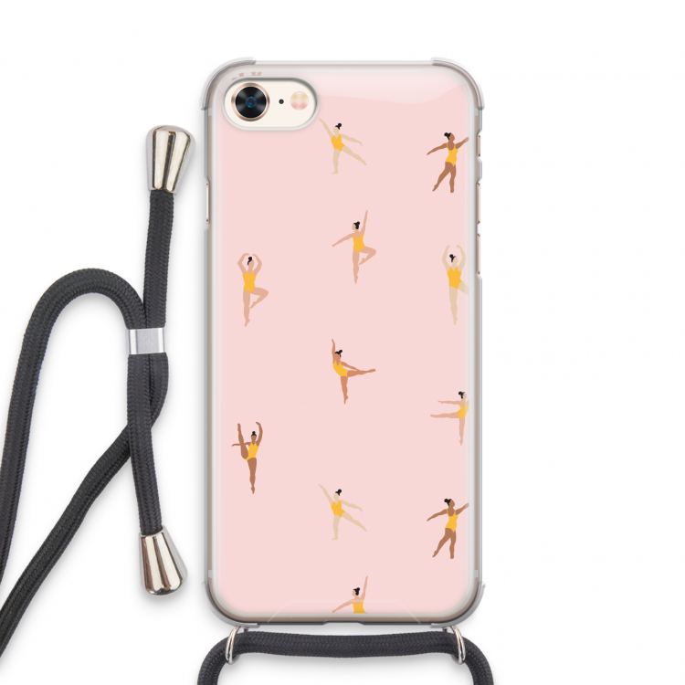 Dans #2: iPhone 7 Transparant Hoesje met koord