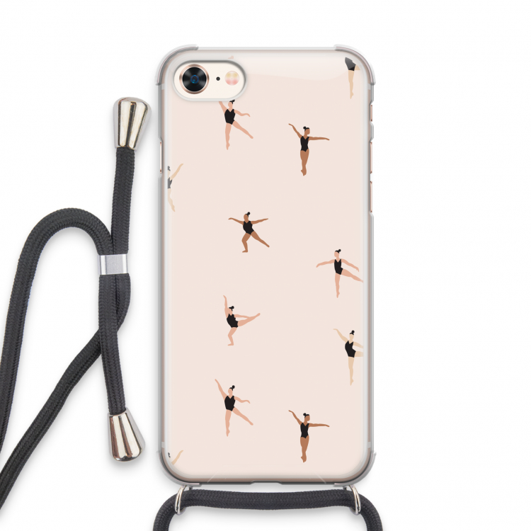 Dancing #1: iPhone 7 Transparant Hoesje met koord