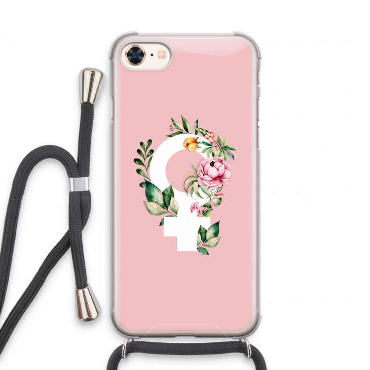 Venus: iPhone 7 Transparant Hoesje met koord