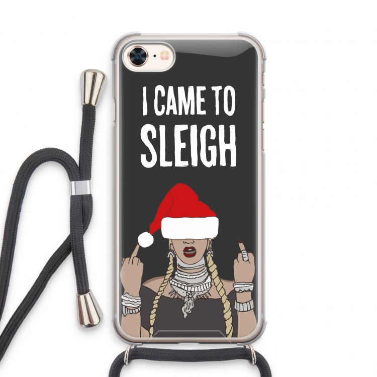 Came To Sleigh: iPhone 7 Transparant Hoesje met koord