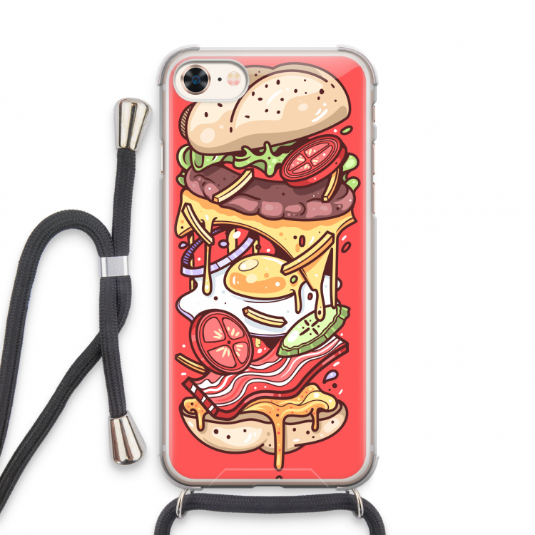 Diet Coke Please: iPhone 7 Transparant Hoesje met koord