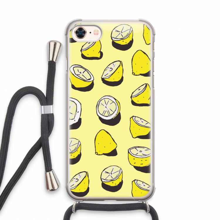 When Life Gives You Lemons...: iPhone 7 Transparant Hoesje met koord
