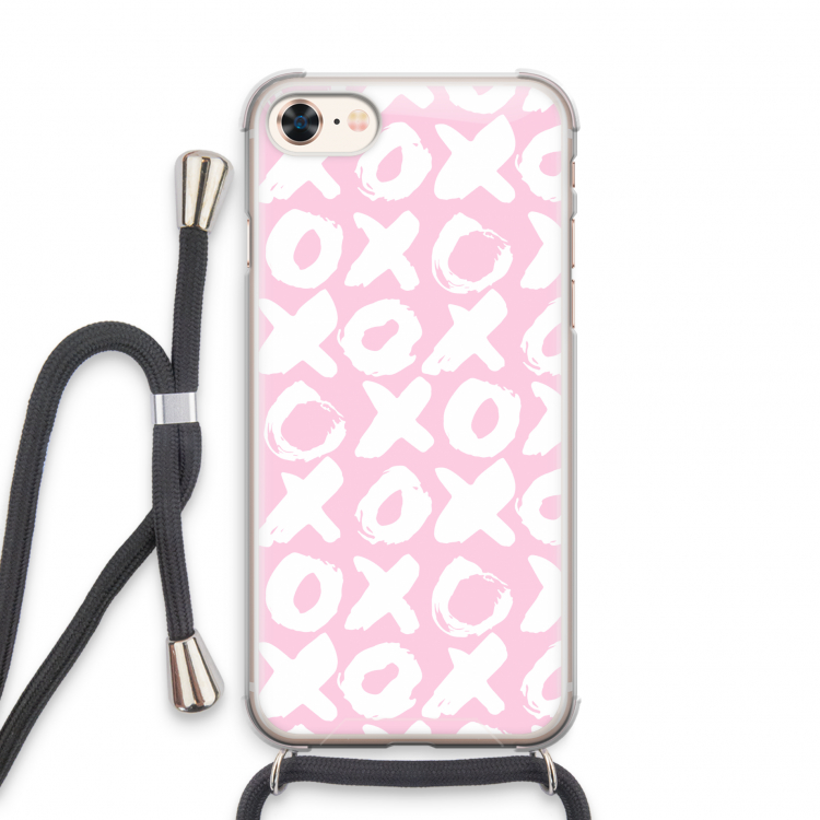 XOXO: iPhone 7 Transparant Hoesje met koord