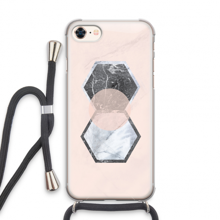 Creatieve toets: iPhone 7 Transparant Hoesje met koord