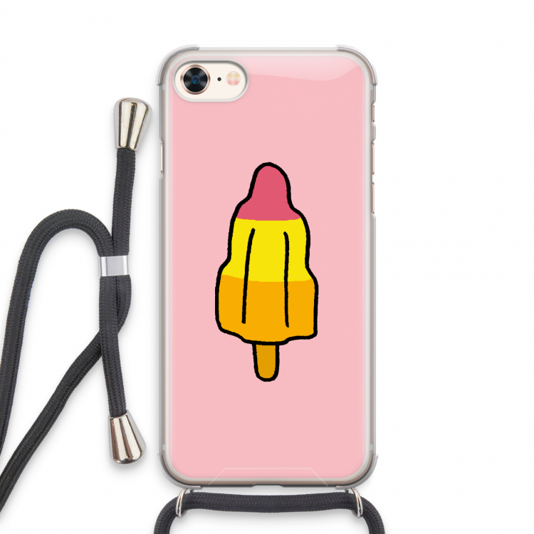 Raketijsje: iPhone 7 Transparant Hoesje met koord