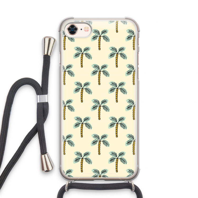 Paradise: iPhone 7 Transparant Hoesje met koord