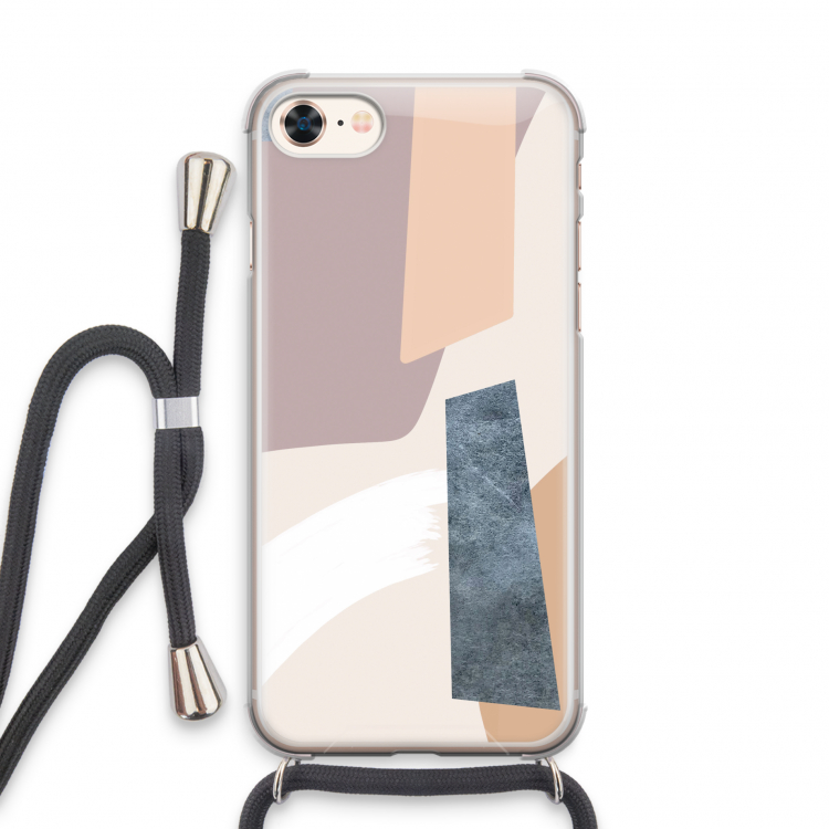 Luca: iPhone 7 Transparant Hoesje met koord