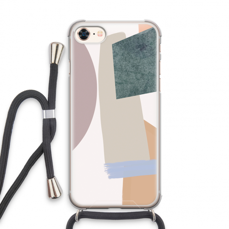 Lindo: iPhone 7 Transparant Hoesje met koord