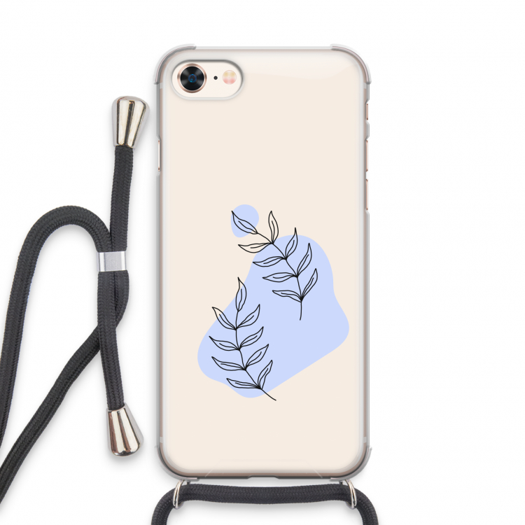 Leaf me if you can: iPhone 7 Transparant Hoesje met koord