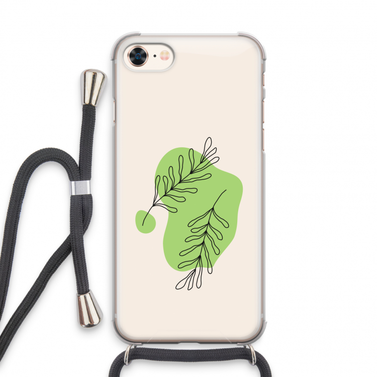 Beleaf in you: iPhone 7 Transparant Hoesje met koord