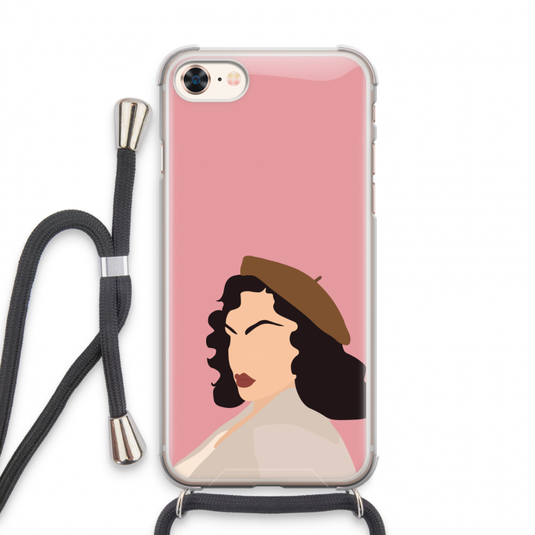 Confidence: iPhone 7 Transparant Hoesje met koord