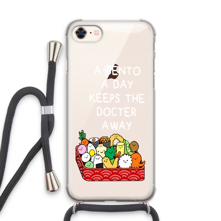 Bento a day: iPhone 7 Transparant Hoesje met koord
