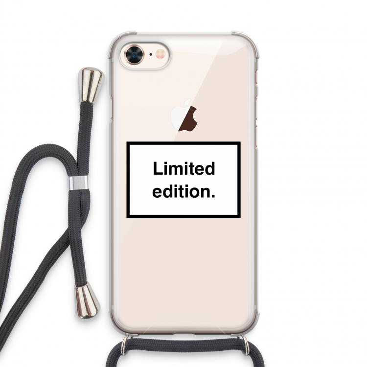 Limited edition: iPhone 7 Transparant Hoesje met koord