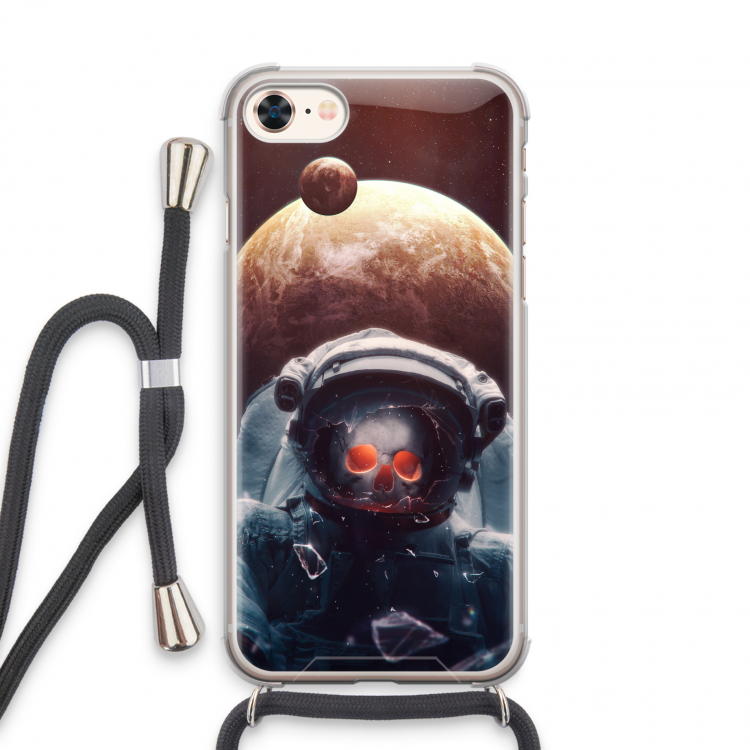 Voyager: iPhone 7 Transparant Hoesje met koord