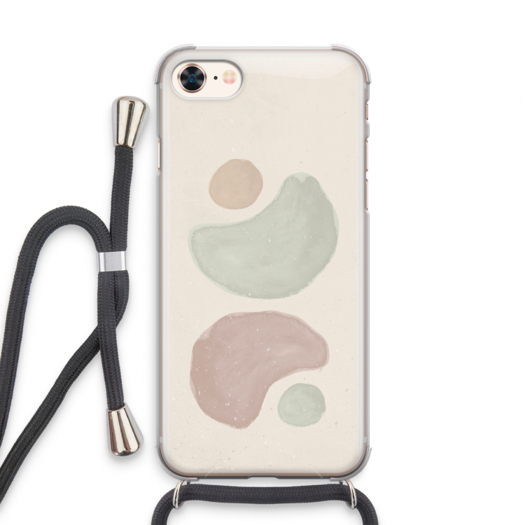 Geo #10: iPhone 7 Transparant Hoesje met koord