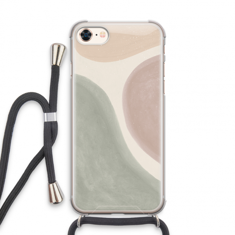 Geo #6: iPhone 7 Transparant Hoesje met koord
