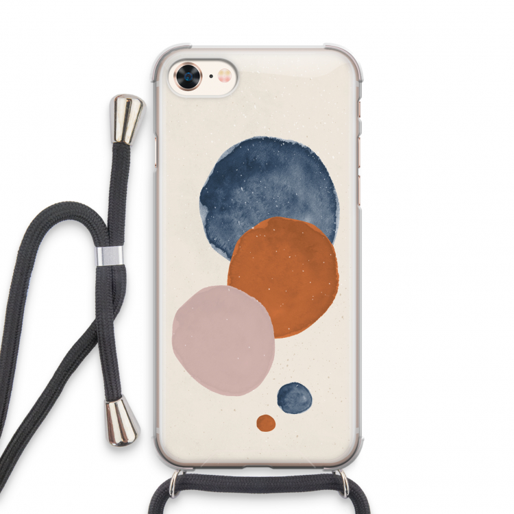 Geo #4: iPhone 7 Transparant Hoesje met koord