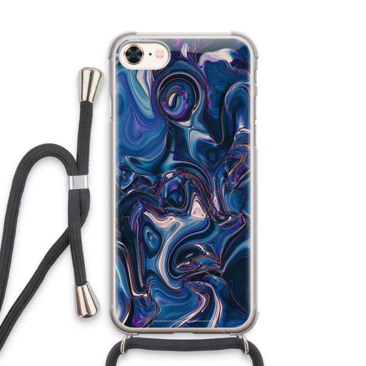 Mirrored Mirage: iPhone 7 Transparant Hoesje met koord