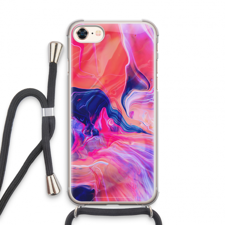 Earth And Ocean: iPhone 7 Transparant Hoesje met koord