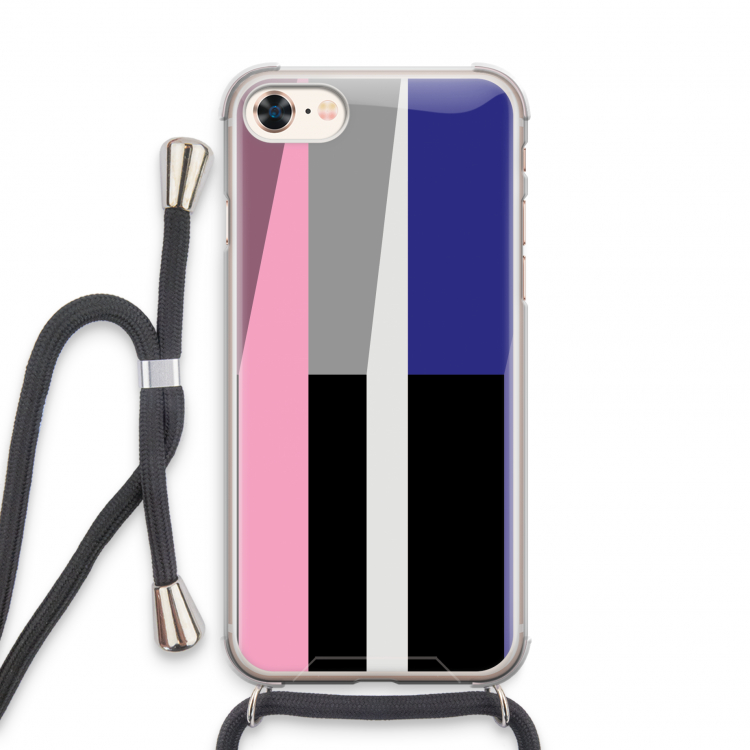 Gestalte 4: iPhone 7 Transparant Hoesje met koord