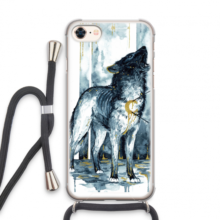 Bleeding Soul: iPhone 7 Transparant Hoesje met koord