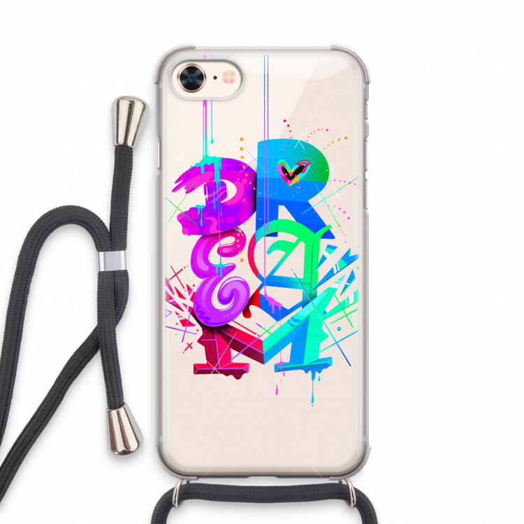 Dream: iPhone 7 Transparant Hoesje met koord