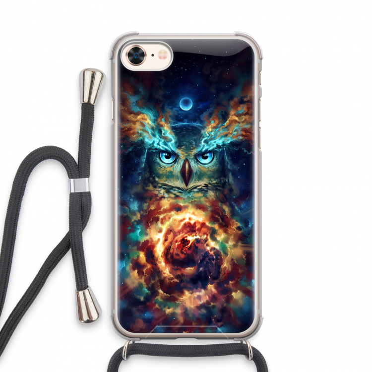 Aurowla: iPhone 7 Transparant Hoesje met koord