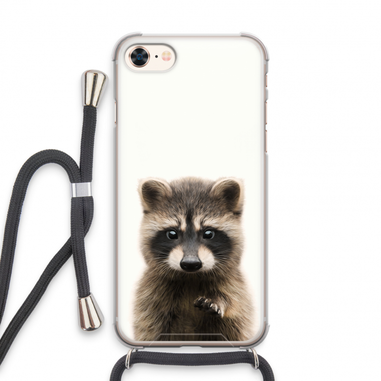 Rocco: iPhone 7 Transparant Hoesje met koord