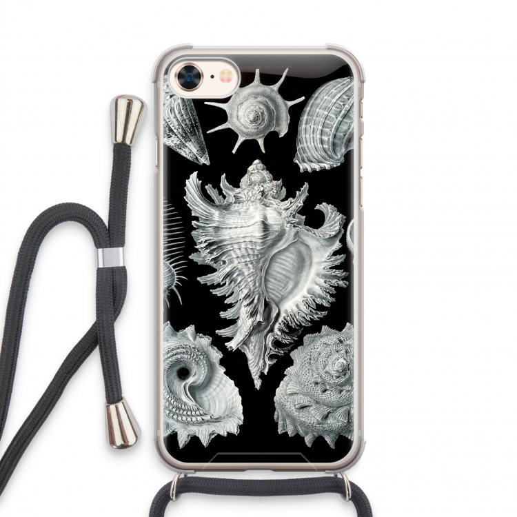 Haeckel Prosobranchia: iPhone 7 Transparant Hoesje met koord