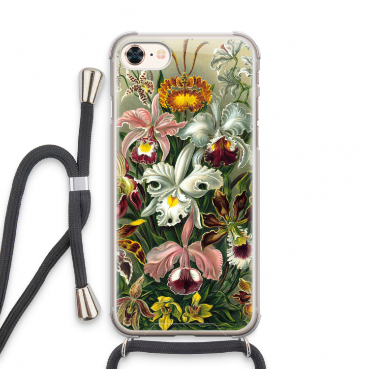 Haeckel Orchidae: iPhone 7 Transparant Hoesje met koord