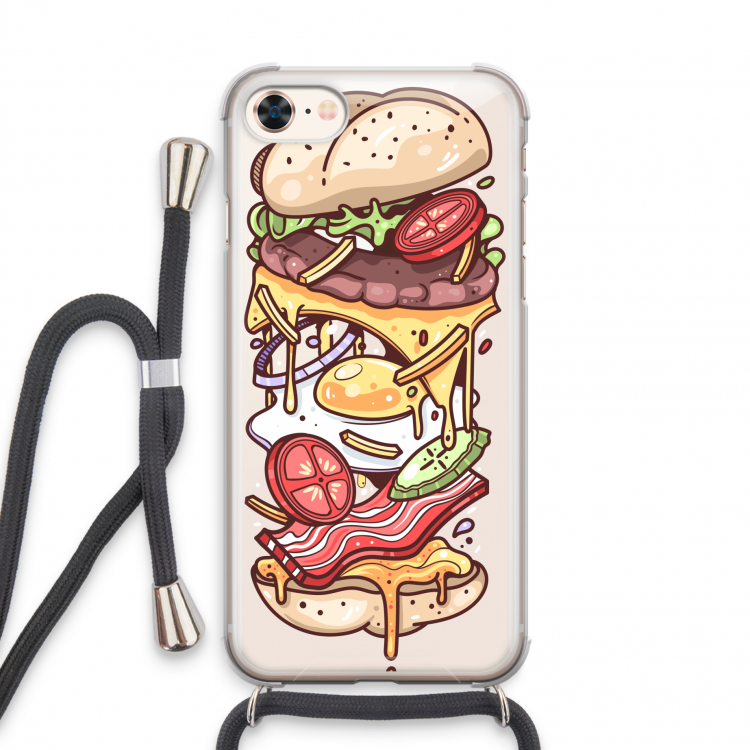 Diet Coke Please: iPhone 7 Transparant Hoesje met koord