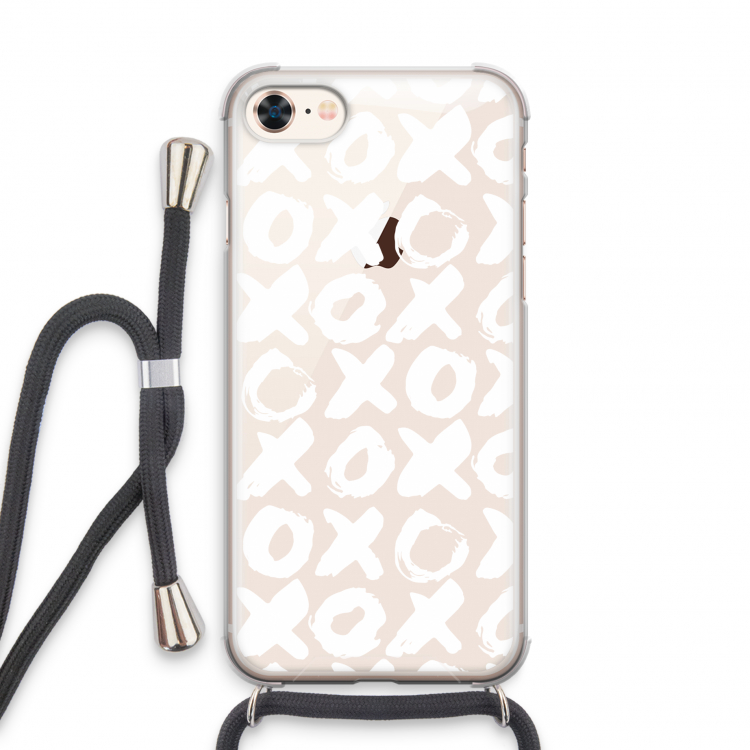 XOXO: iPhone 7 Transparant Hoesje met koord