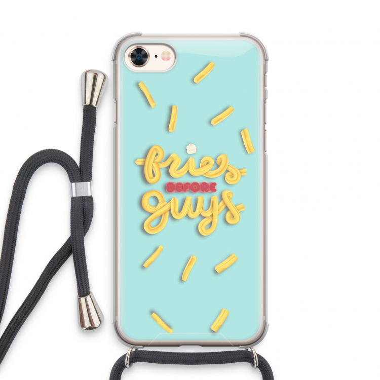 Always fries: iPhone 7 Transparant Hoesje met koord