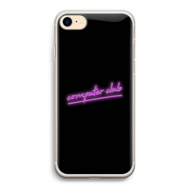 Vice Black: iPhone 7 Transparant Hoesje