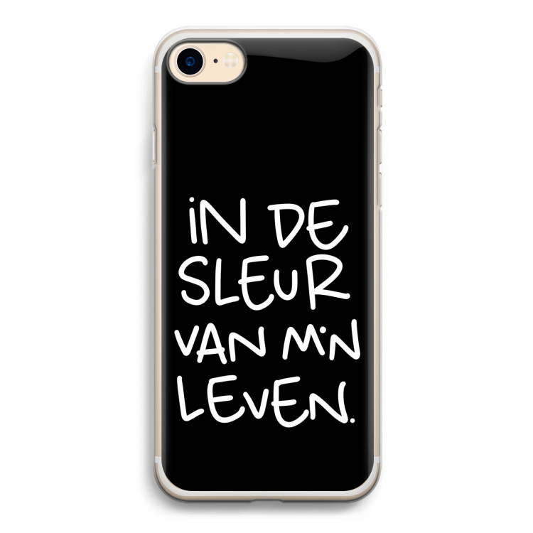 De Sleur: iPhone 7 Transparant Hoesje