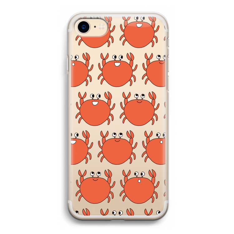 Krab: iPhone 7 Transparant Hoesje