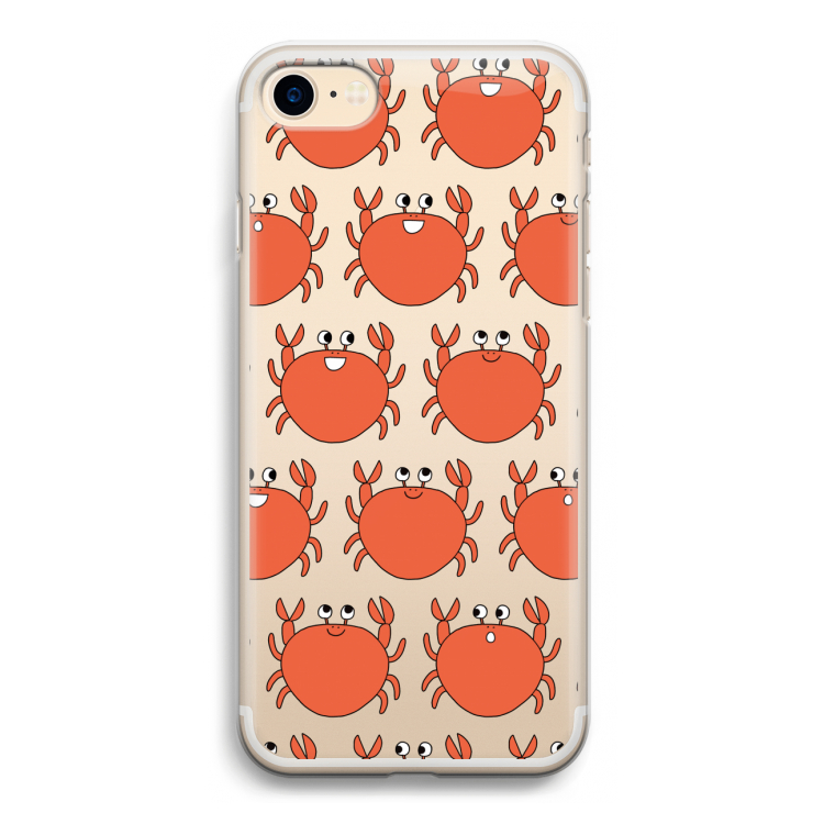Krab: iPhone 7 Transparant Hoesje