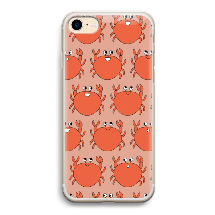 Krab: iPhone 7 Transparant Hoesje