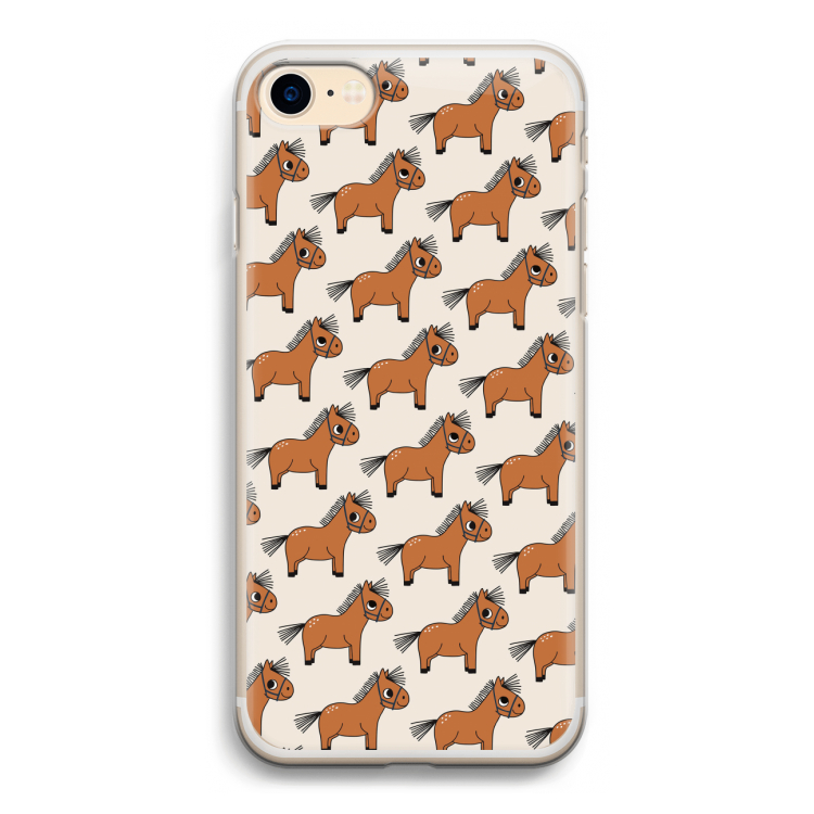 Pony: iPhone 7 Transparant Hoesje