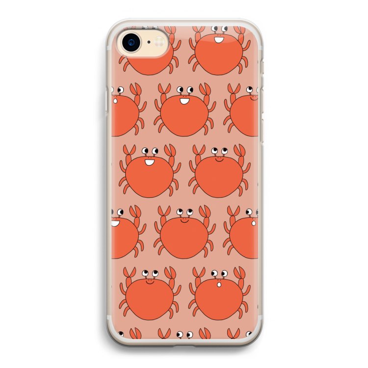 Krab: iPhone 7 Transparant Hoesje