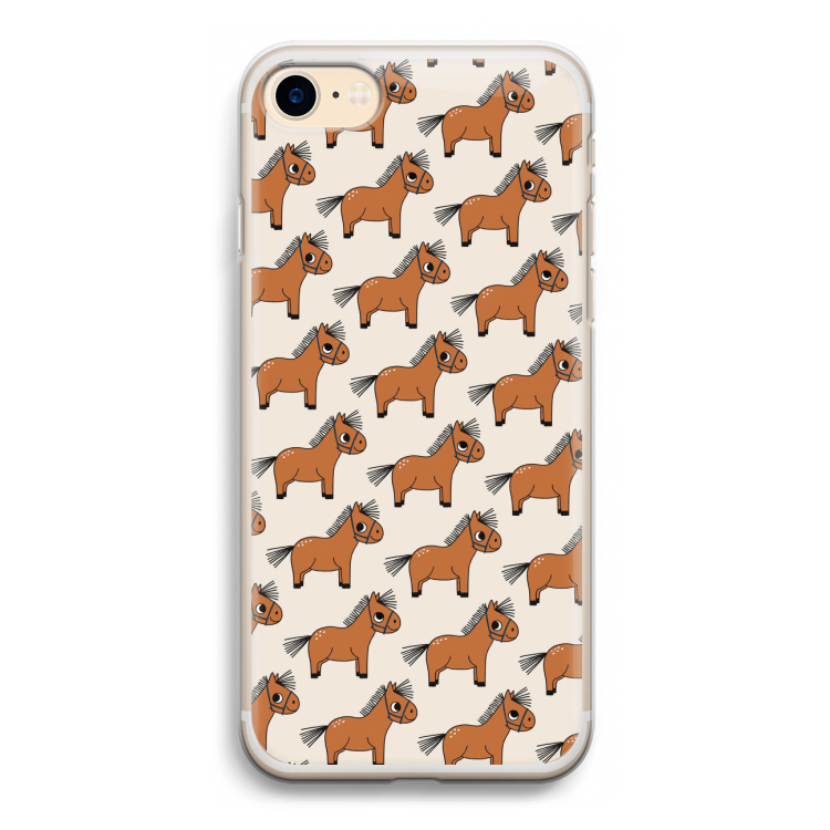 Pony: iPhone 7 Transparant Hoesje