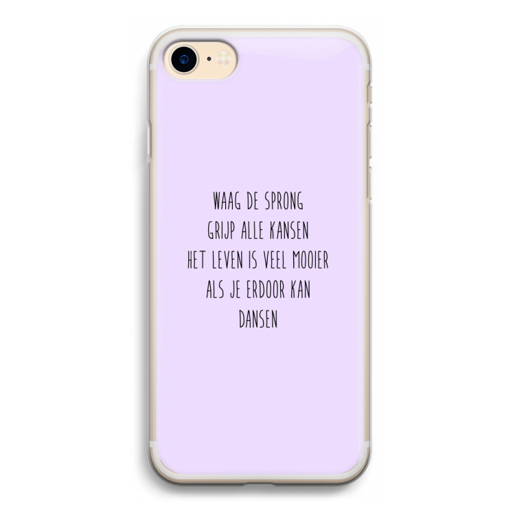 Sprong: iPhone 7 Transparant Hoesje