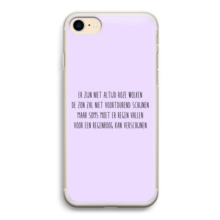 Regenboog: iPhone 7 Transparant Hoesje